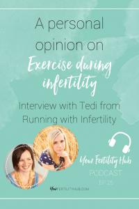 EP25 Running with infertility exercise podcast interview