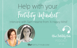 Podcast episode - your fertility mindset with Sam Hearne