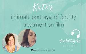 Podcast Episode 43 - Kate's intimate portrayal of fertility treatment in the Visit 57 short film